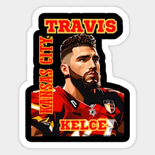 Travis Kelce Kansas City Sticker